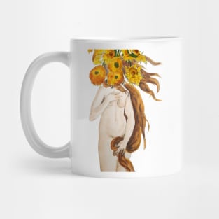 Venus and sunflower Mug